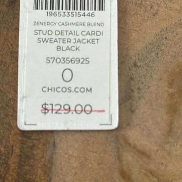 Chico’s Zenergy Cashmere sweater jacket - Picture 9 of 11